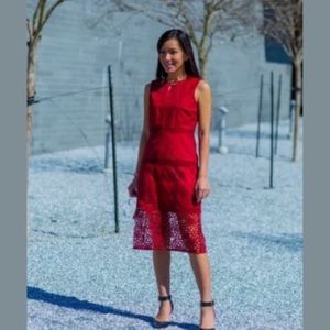 Brand NEW Zara red lace dress! ❤️